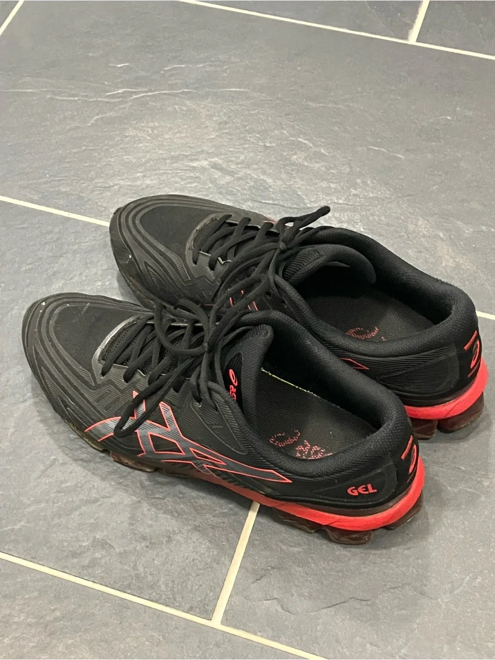 Asics Gel Quantum 360 VII Men's Black/Red Running Shoe
